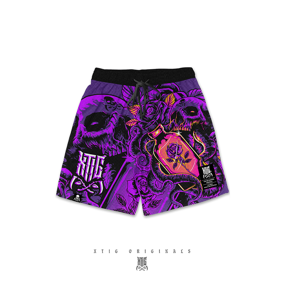 XTIG® ORIGINALS - "OCTOROSE | MESH SHORT" - Unisex | Men | Women