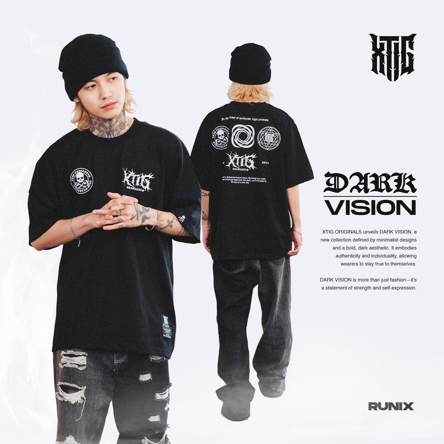 XTIG® ORIGINALS - "RUNIX" - Unisex | Men | Women (OVERSIZED)