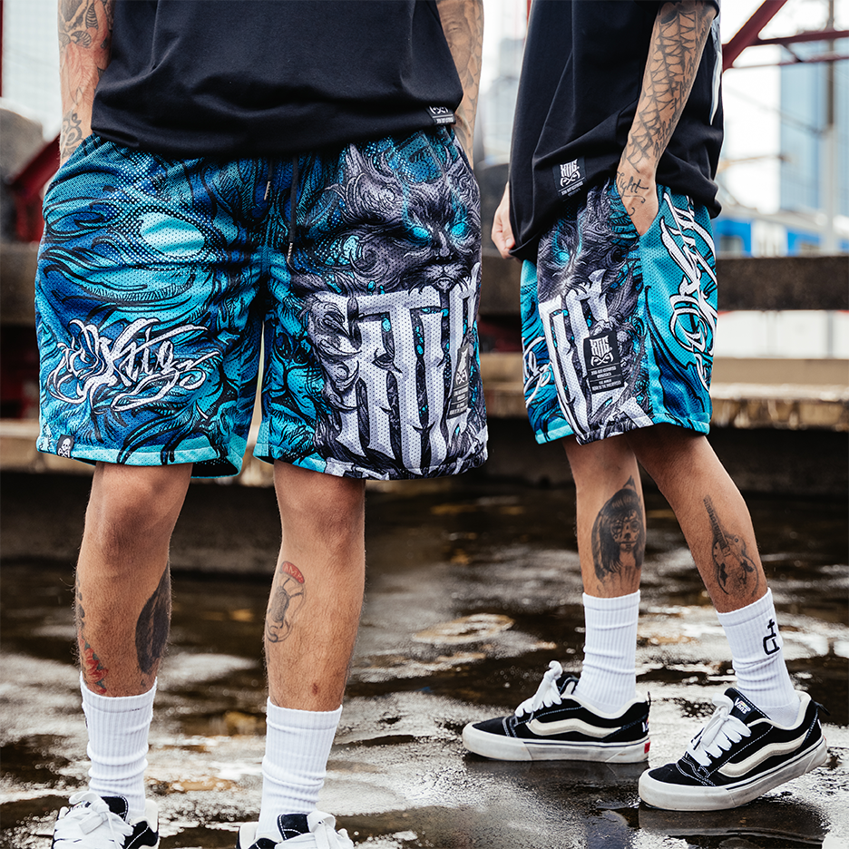 XTIG® ORIGINALS - "EVIL CAT | MESH SHORT" - Unisex | Men | Women