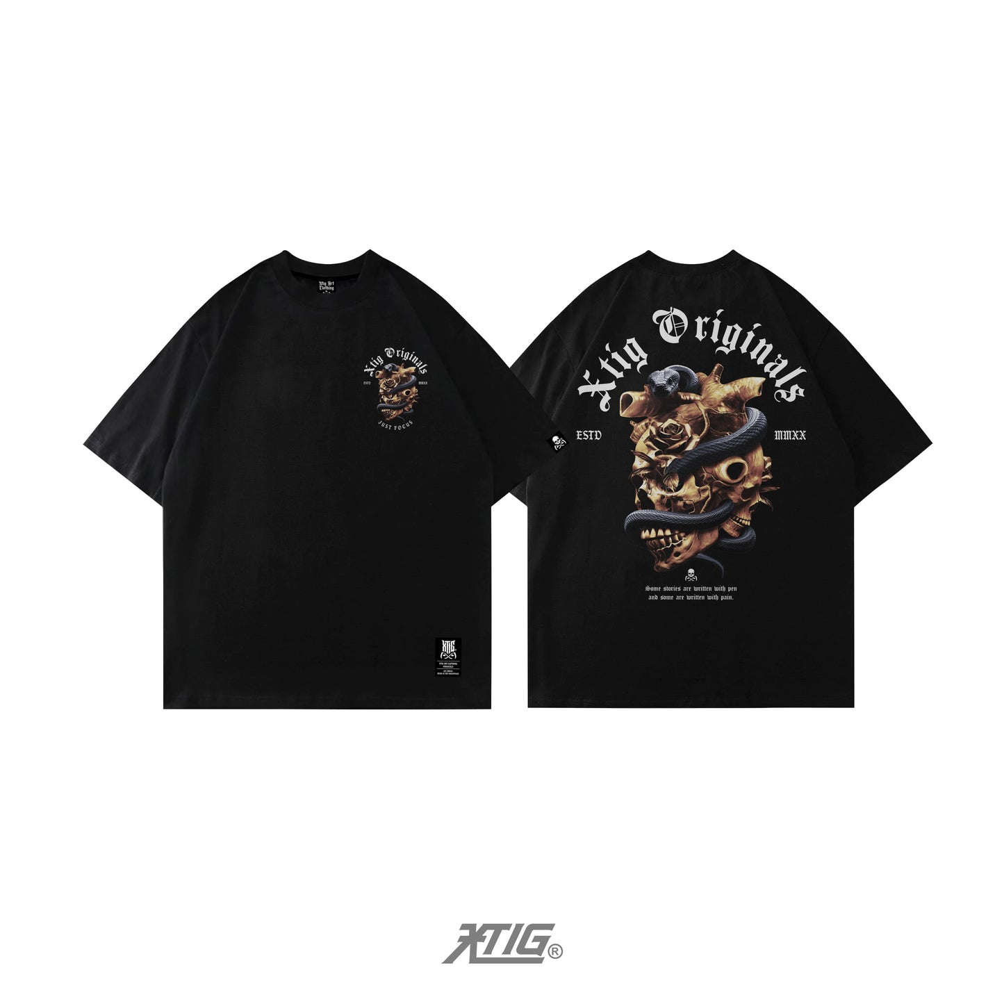 XTIG® ORIGINALS - "PAIN" - Unisex | Men | Women (OVERSIZED)