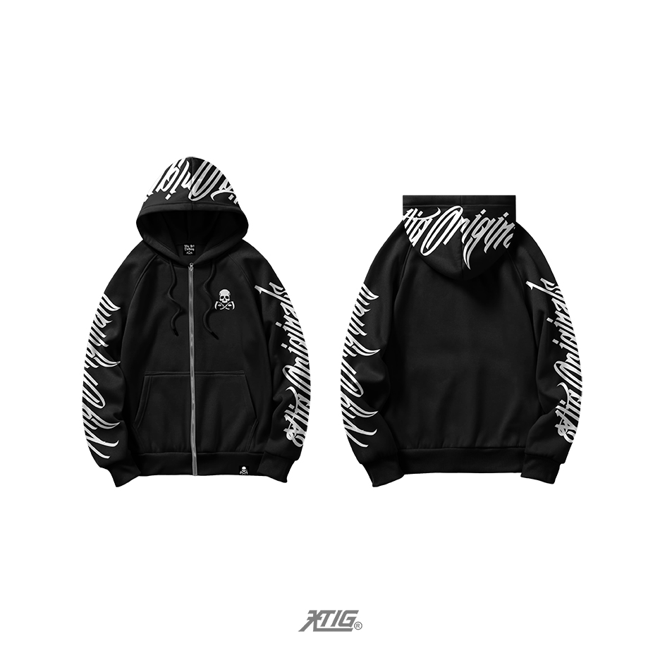 NOIZ | ZIP-UP HOODIE JACKET – XTIG Originals