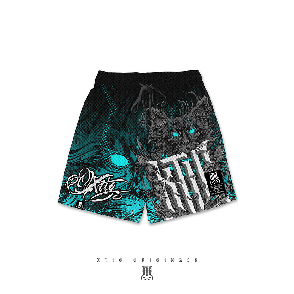 XTIG® ORIGINALS - "EVIL CAT | MESH SHORT" - Unisex | Men | Women