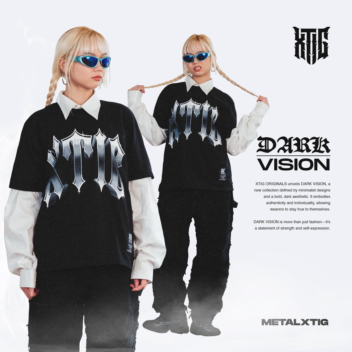 XTIG® ORIGINALS - "METALXTIG" - Unisex | Men | Women (OVERSIZED)