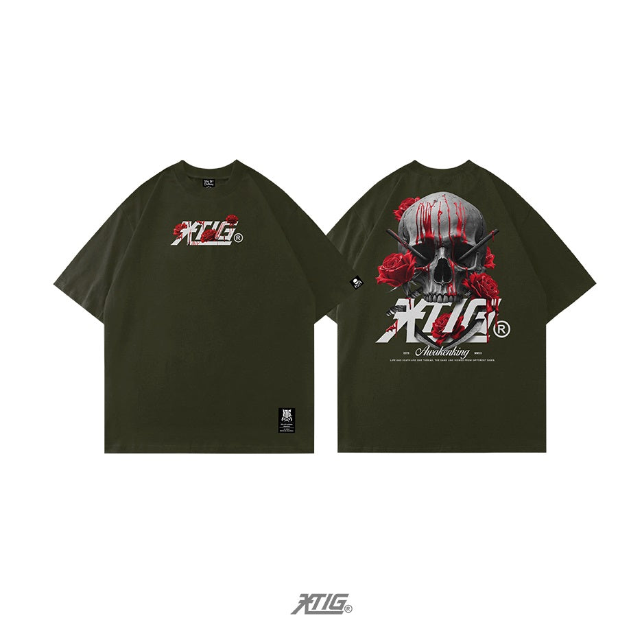 XTIG ORIGINALS - "ROSEREIGN" - COLOR FATIGUE | Unisex | Men | Women (OVERSIZED)