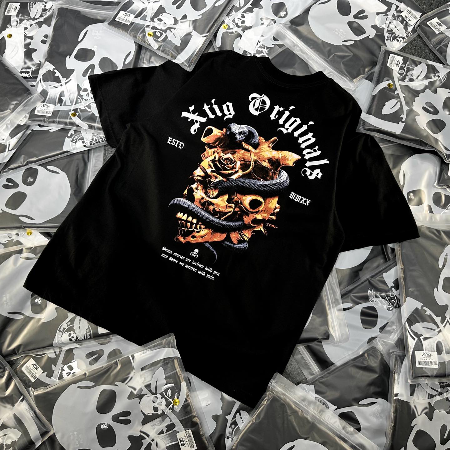 XTIG® ORIGINALS - "PAIN" - Unisex | Men | Women (OVERSIZED)