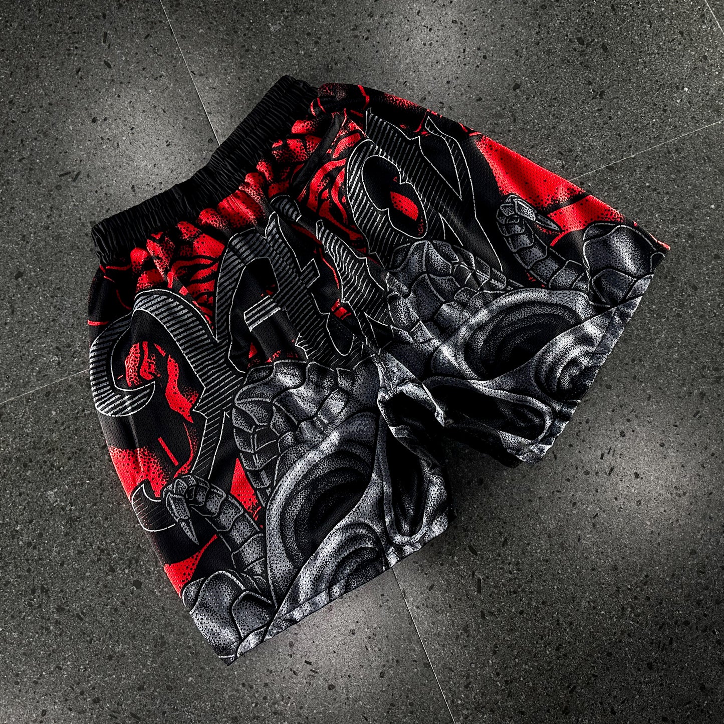 XTIG® ORIGINALS - "BLOOMED MORTALITY | MESH SHORT" - Unisex | Men | Women (ABOVE THE KNEE)