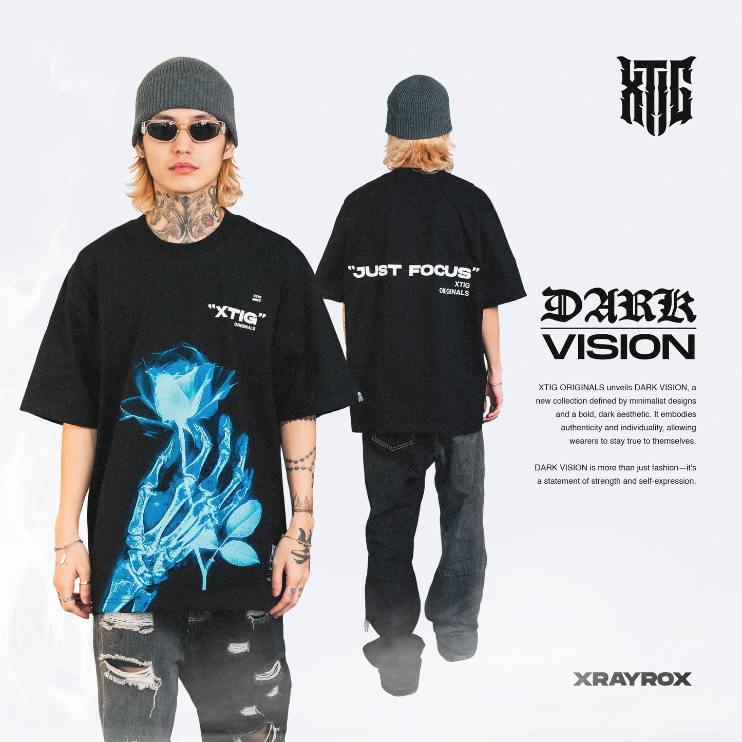 XTIG® ORIGINALS - "XRAYROX" - Unisex | Men | Women (OVERSIZED)