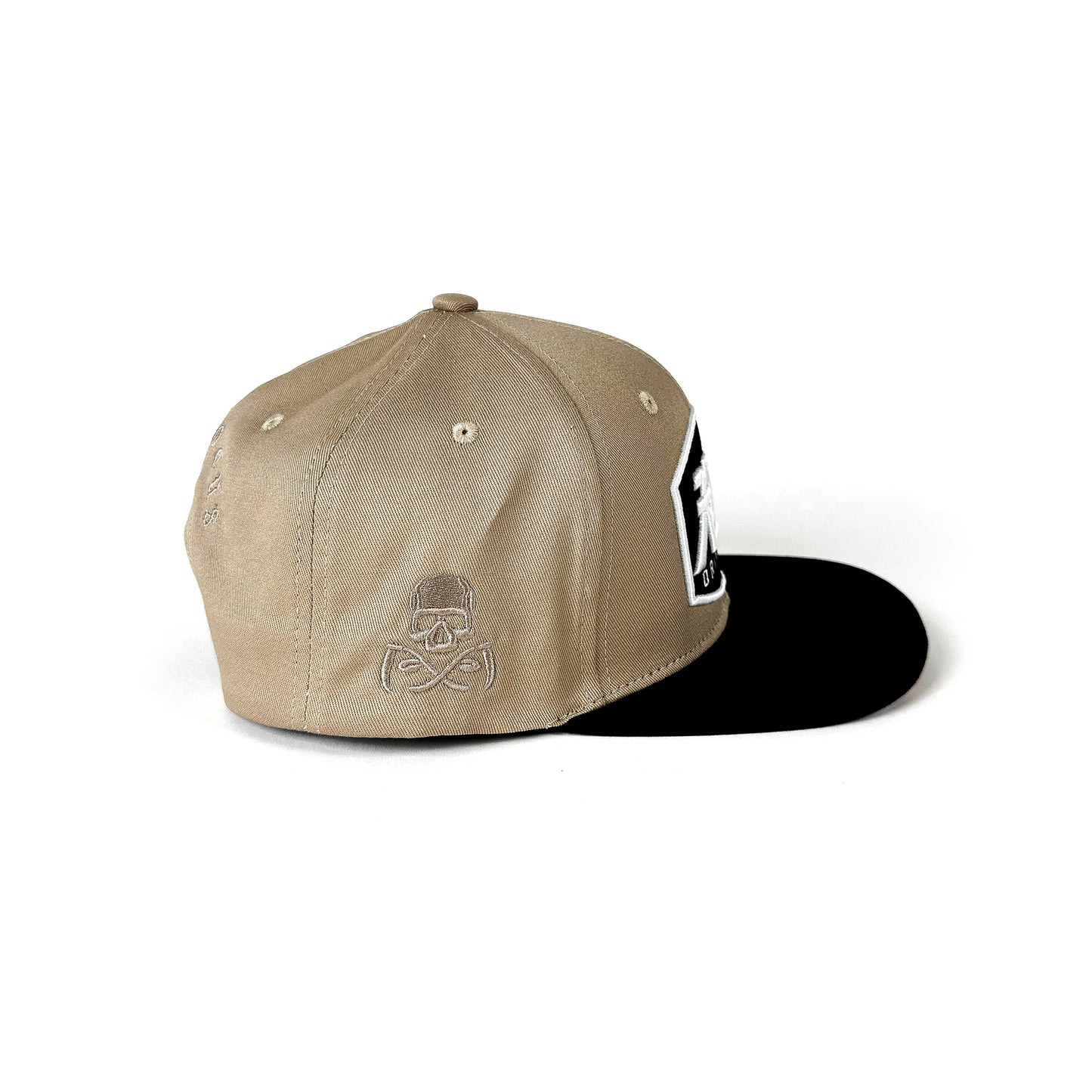 XTIG® ORIGINALS - "GRAVEMARK" (KHAKI/BLACK) SNAPBACK CAP