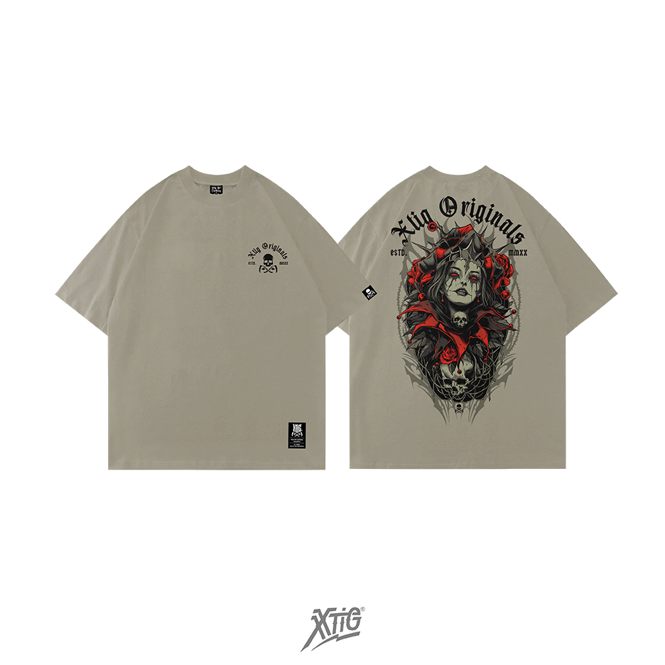 XTIG® ORIGINALS - "LADY JESTER" (COLOR KHAKI)- Unisex | Men | Women (OVERSIZED)