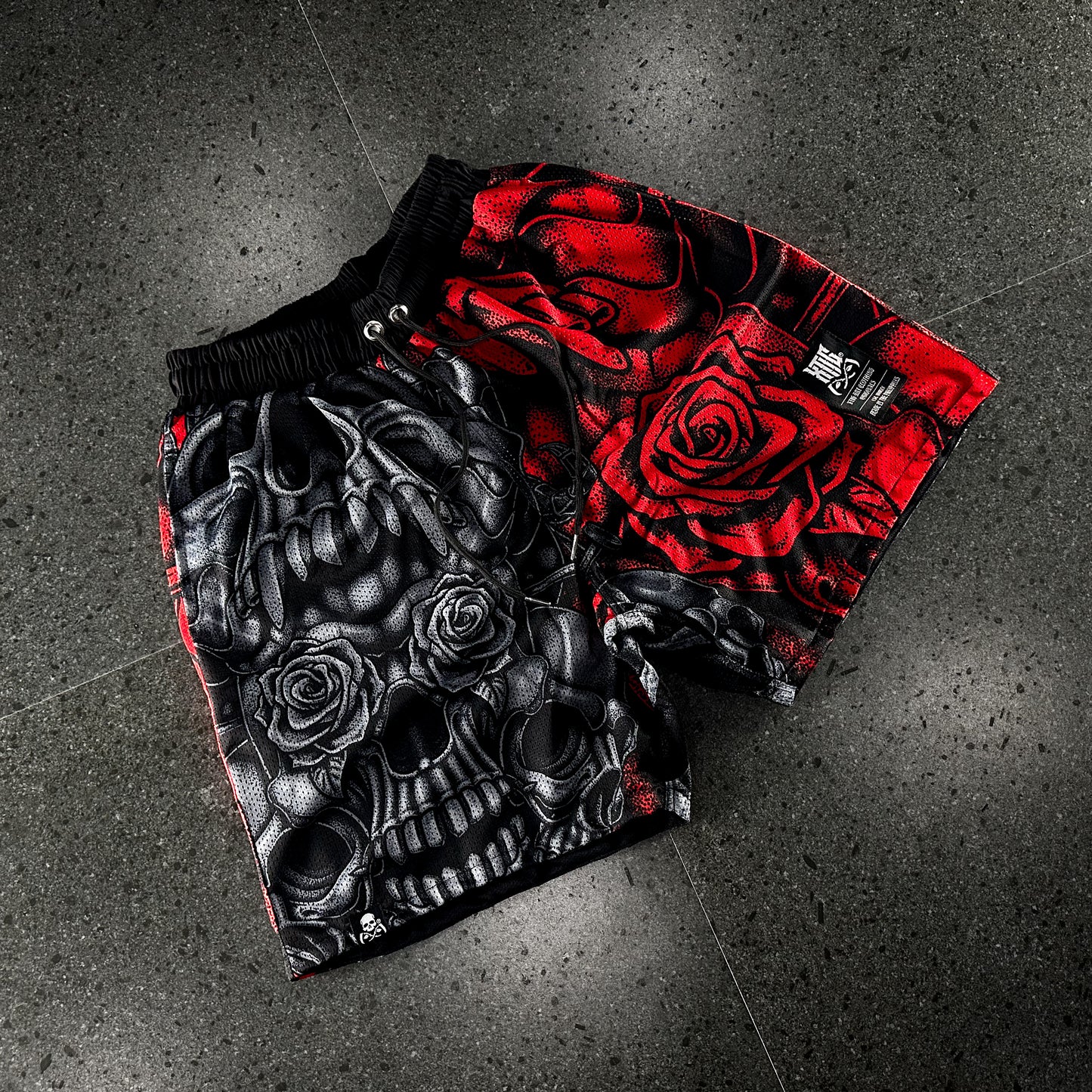 XTIG® ORIGINALS - "BLOOMED MORTALITY | MESH SHORT" - Unisex | Men | Women (ABOVE THE KNEE)