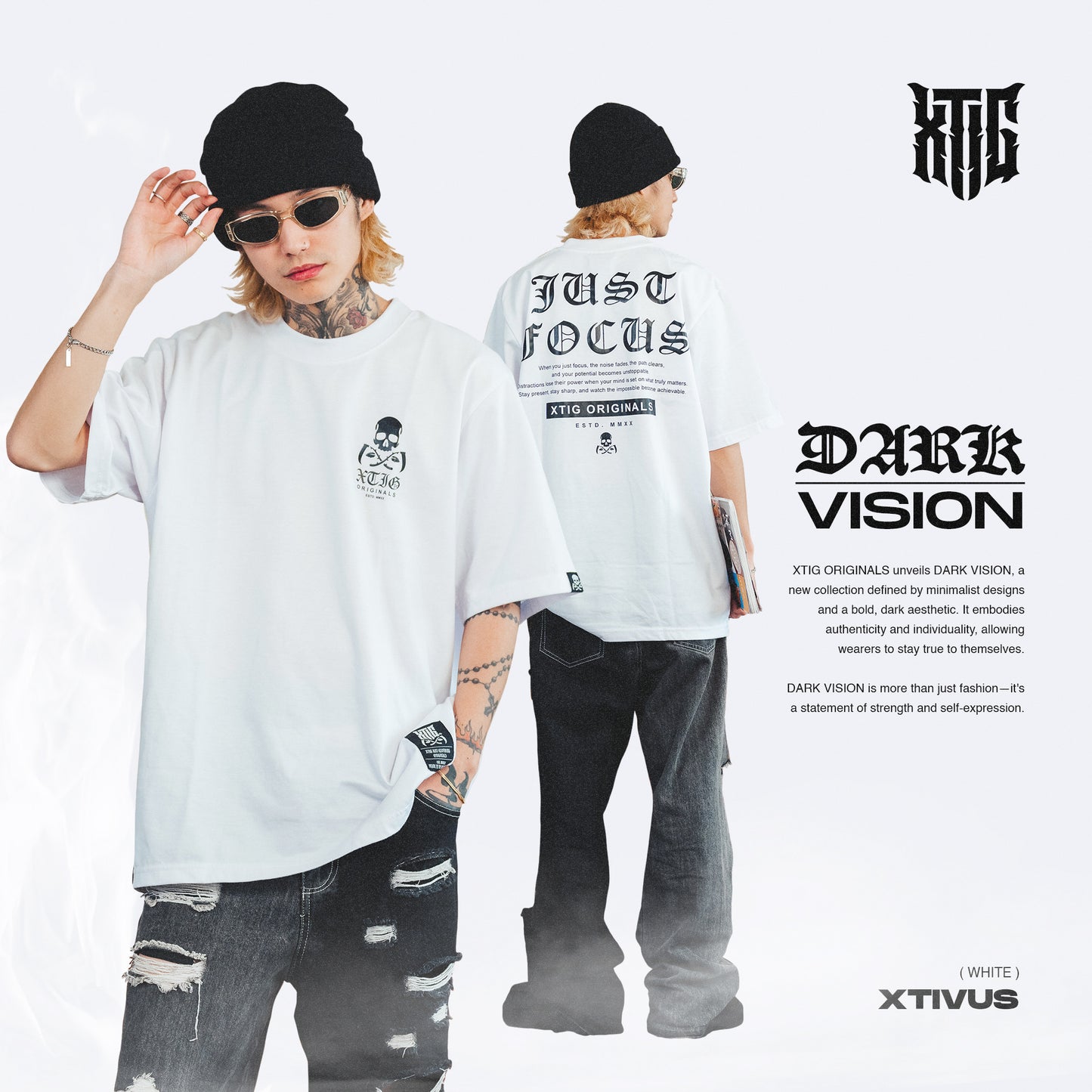 XTIG® ORIGINALS - "XTIVUS" - Unisex | Men | Women (OVERSIZED)