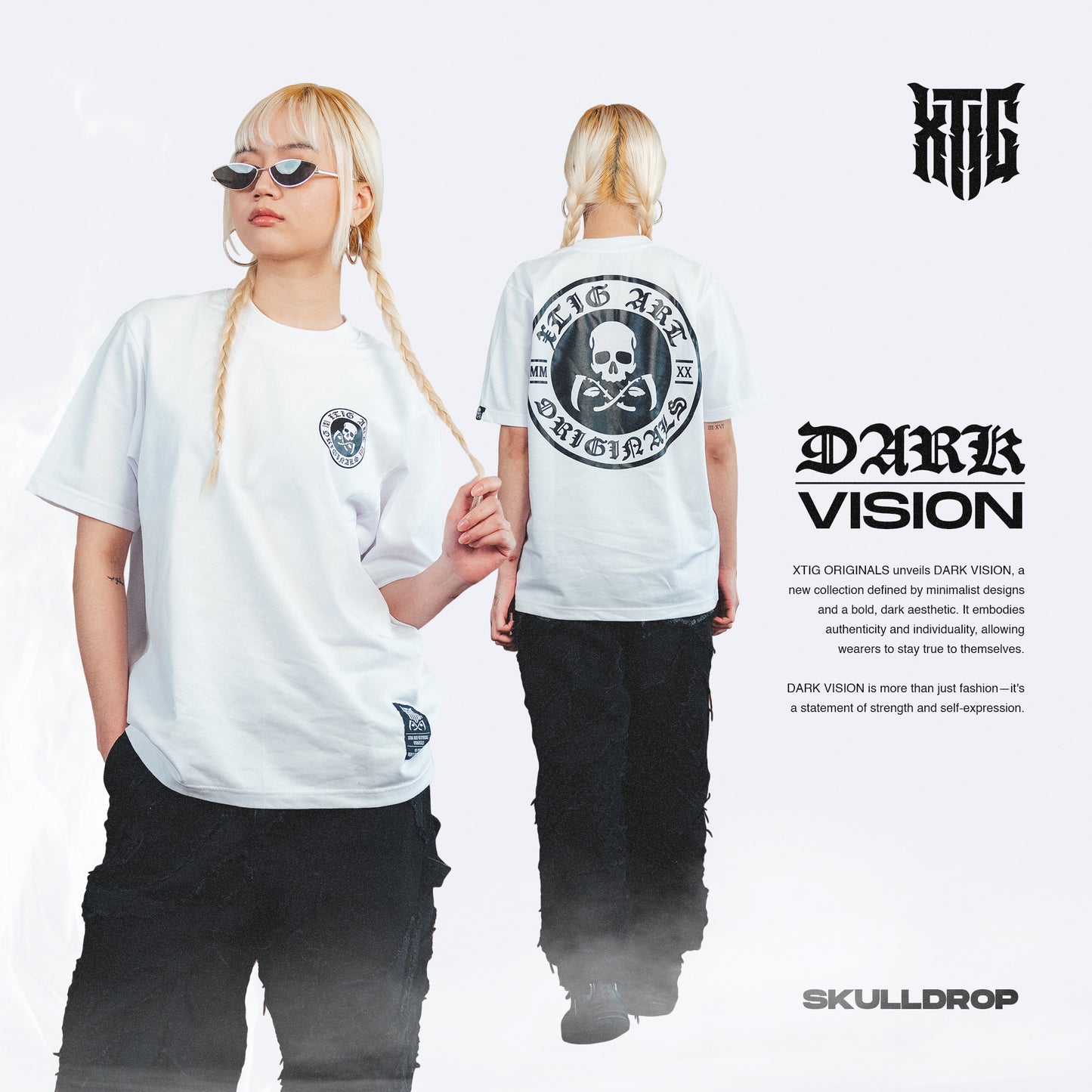 XTIG® ORIGINALS - "SKULLDROP" - Unisex | Men | Women (OVERSIZED)