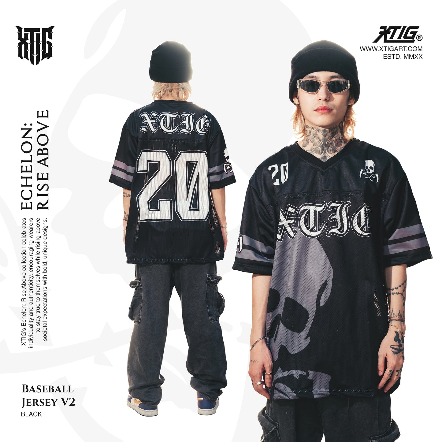 XTIG® ORIGINALS - "FOOTBALL JERSEY - V2" - Unisex | Men | Women (OVERSIZED)