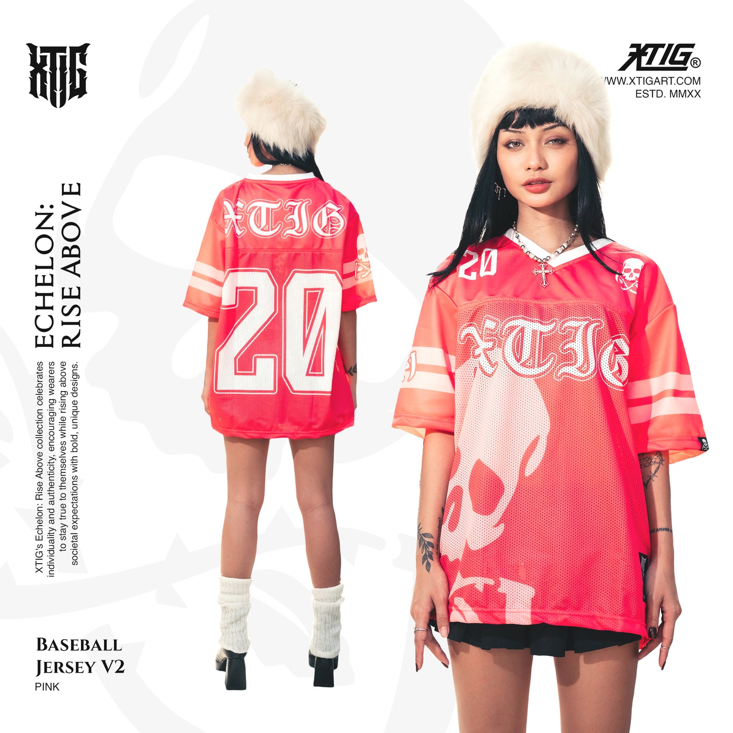 XTIG® ORIGINALS - "FOOTBALL JERSEY - V2" - Unisex | Men | Women (OVERSIZED)