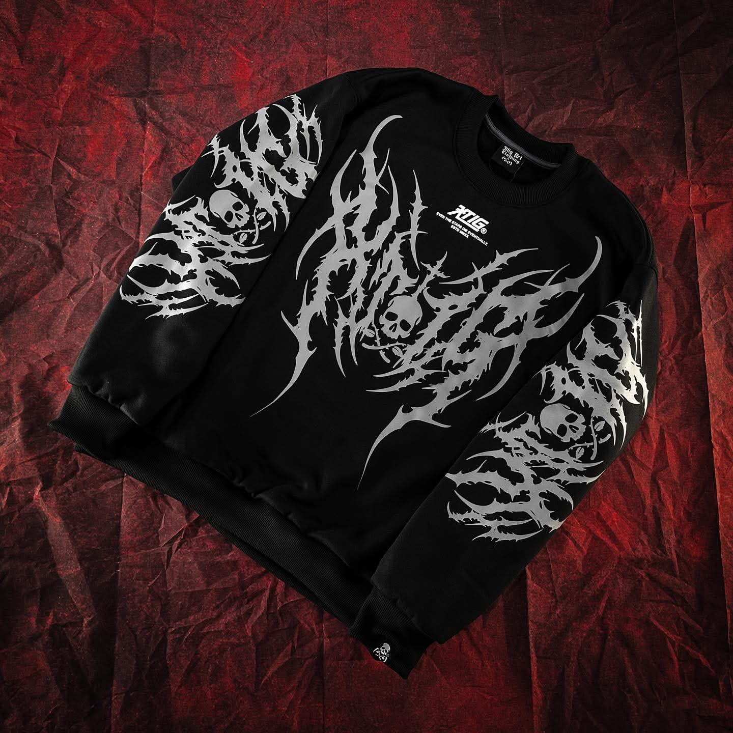 XTIG ORIGINALS - "WRATH | SWEATSHIRT " - COLOR BLACK | Unisex | Men | Women