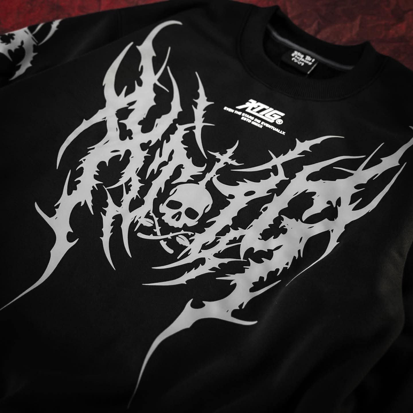 XTIG ORIGINALS - "WRATH | SWEATSHIRT " - COLOR BLACK | Unisex | Men | Women