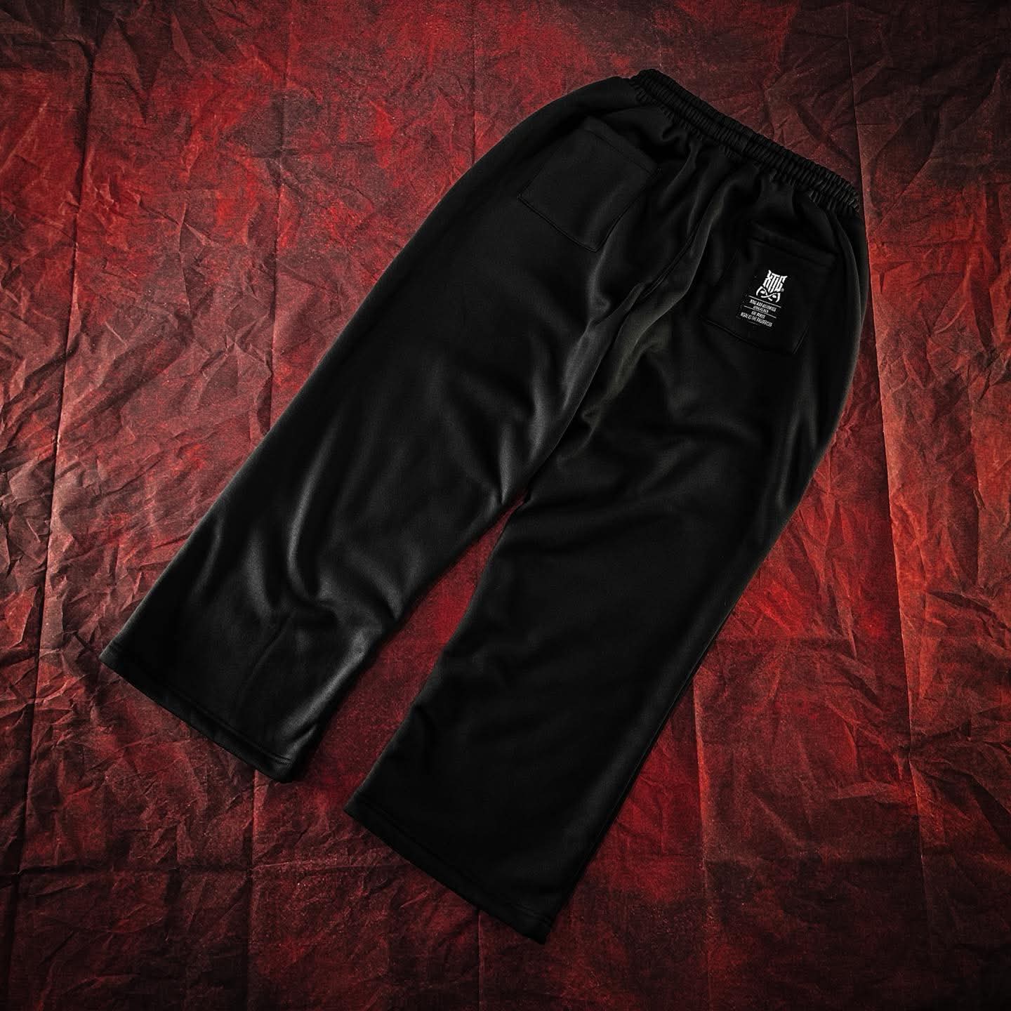 XTIG ORIGINALS - "WRATH | WIDE SWEATPANTS" - COLOR BLACK | Unisex | Men | Women