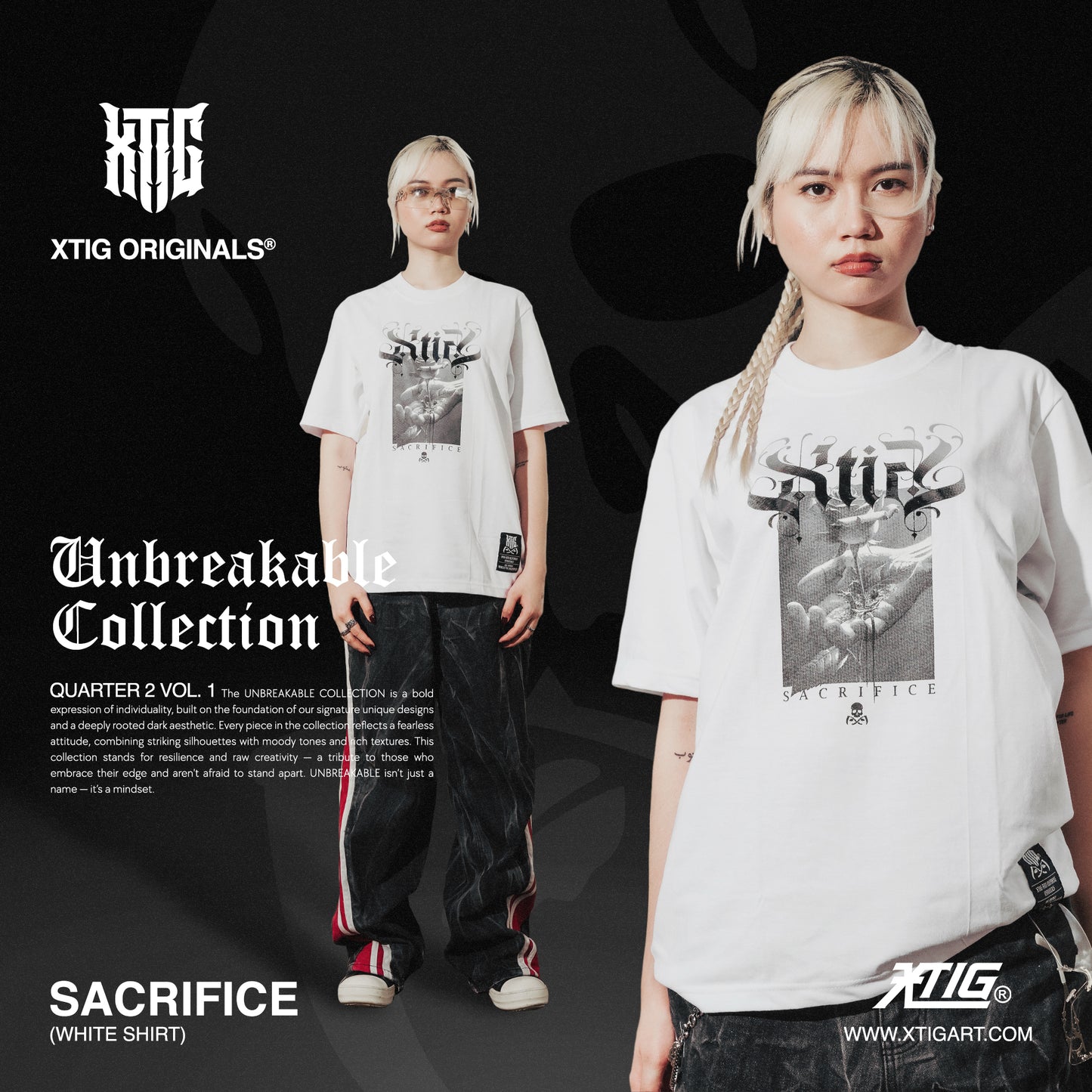 XTIG® ORIGINALS - "SACRIFICE" - Unisex | Men | Women (OVERSIZED)