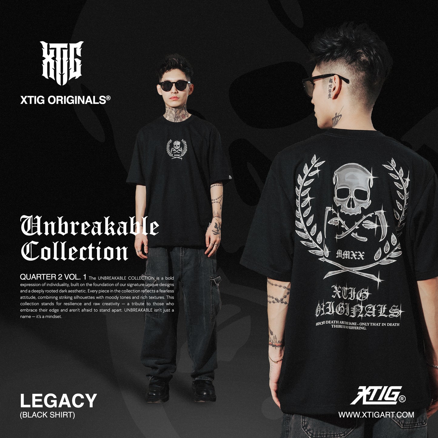 XTIG® ORIGINALS - "LEGACY" - Unisex | Men | Women (OVERSIZED)