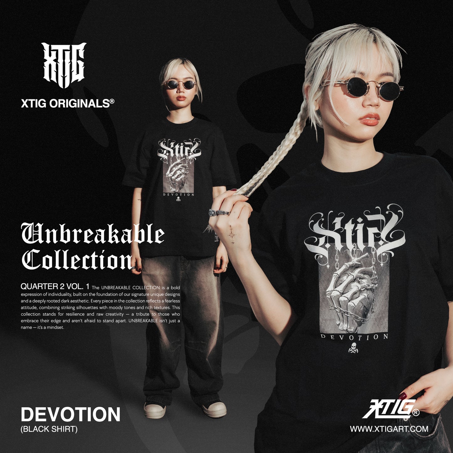 XTIG® ORIGINALS - "DEVOTION" - Unisex | Men | Women (OVERSIZED)