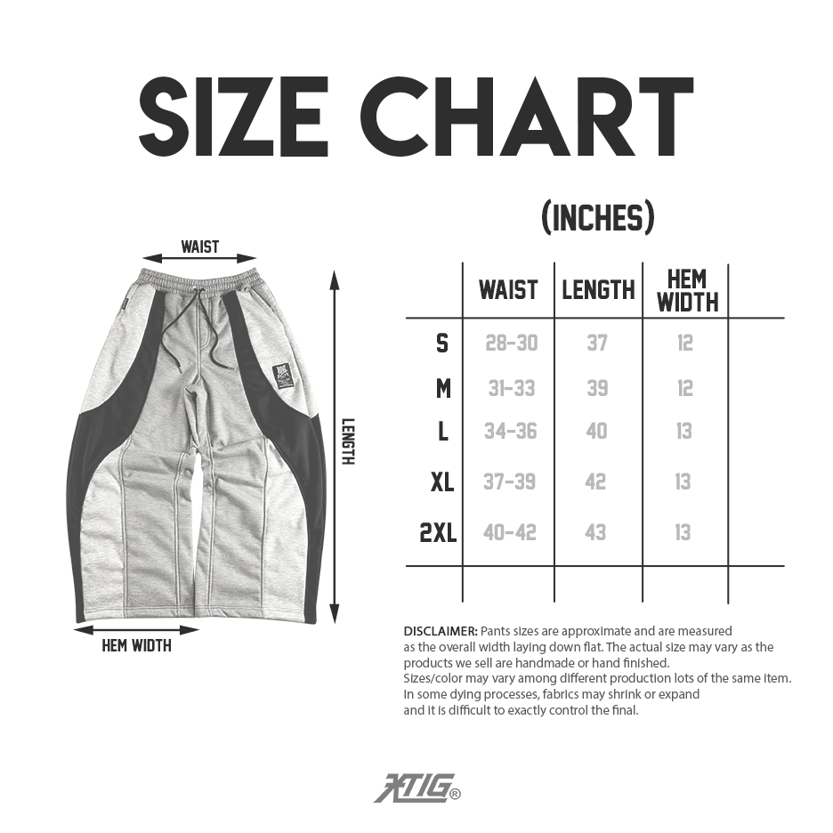 BRUISE | CURVED LEG SWEATPANTS