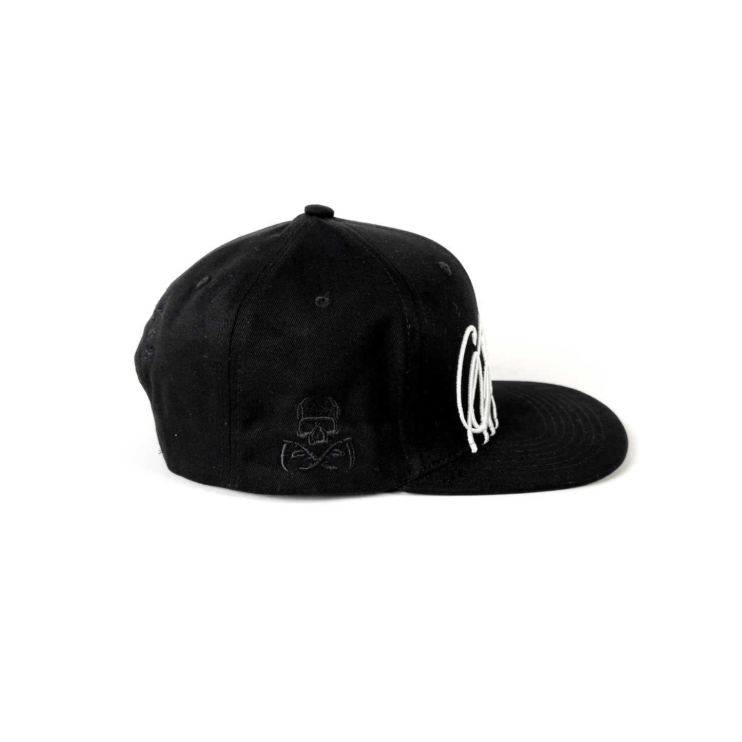XTIG® ORIGINALS  - "THORNSCRIPT" (BLACK/BLACK) SNAPBACK CAP