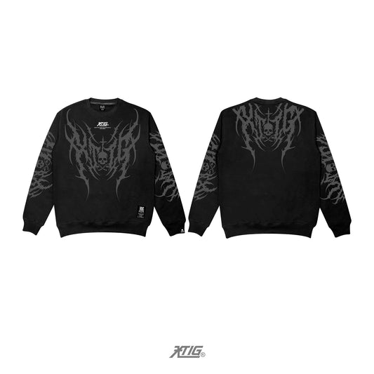 XTIG ORIGINALS  - "WRATH | SWEATSHIRT " - COLOR BLACK | Unisex | Men | Women