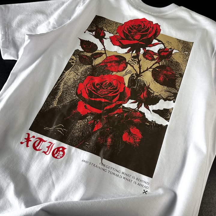 XTIG ORIGINALS  - "BEYOND | TEE" COLOR WHITE | Unisex | Men | Women (OVERSIZED)