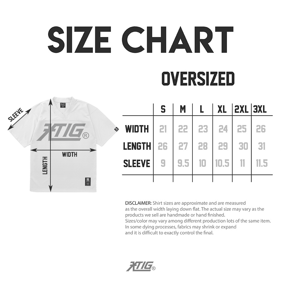 XTIG® ORIGINALS  - "FOOTBALL JERSEY - V2" - Unisex | Men | Women (OVERSIZED)